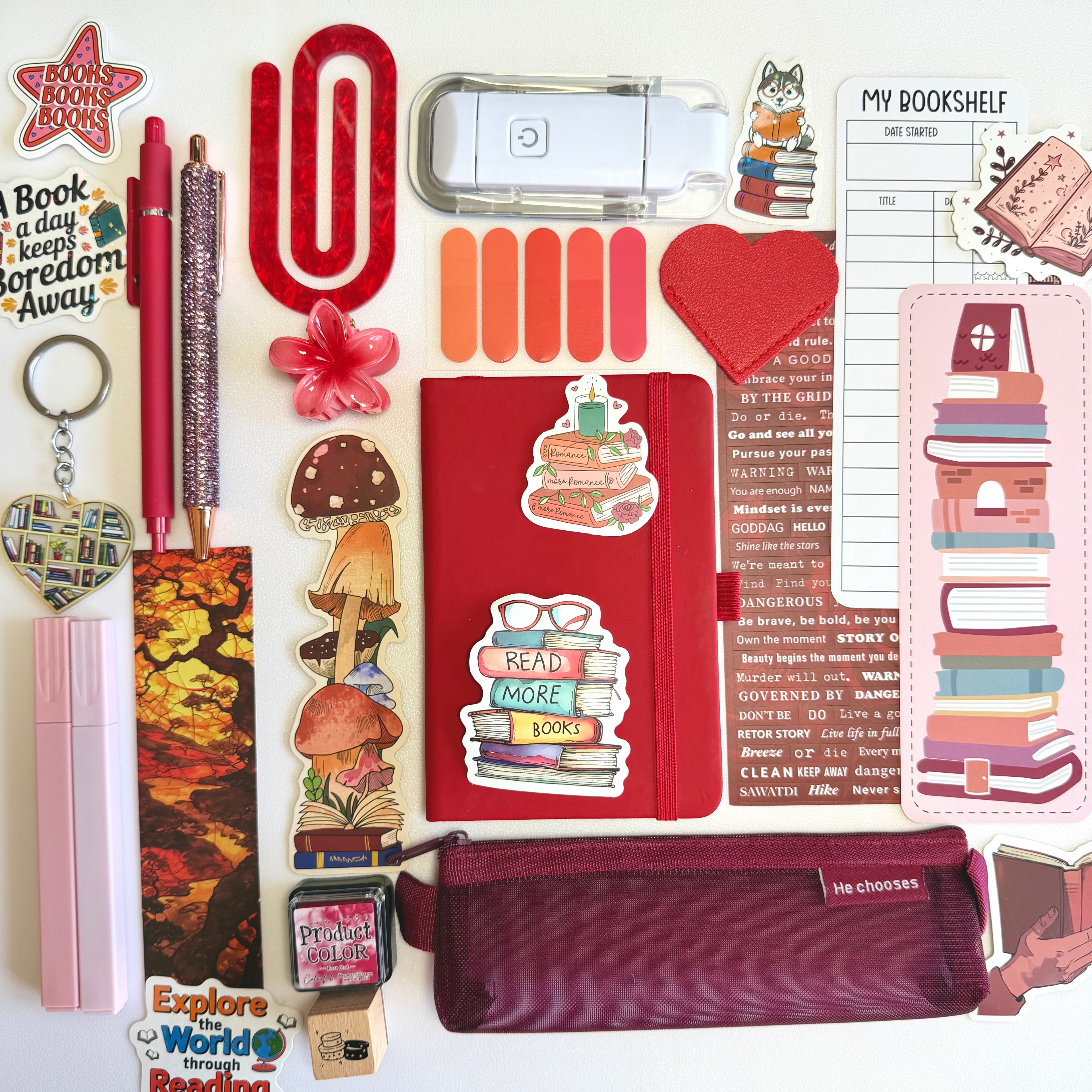 RED Bookish Bundle 20 items
