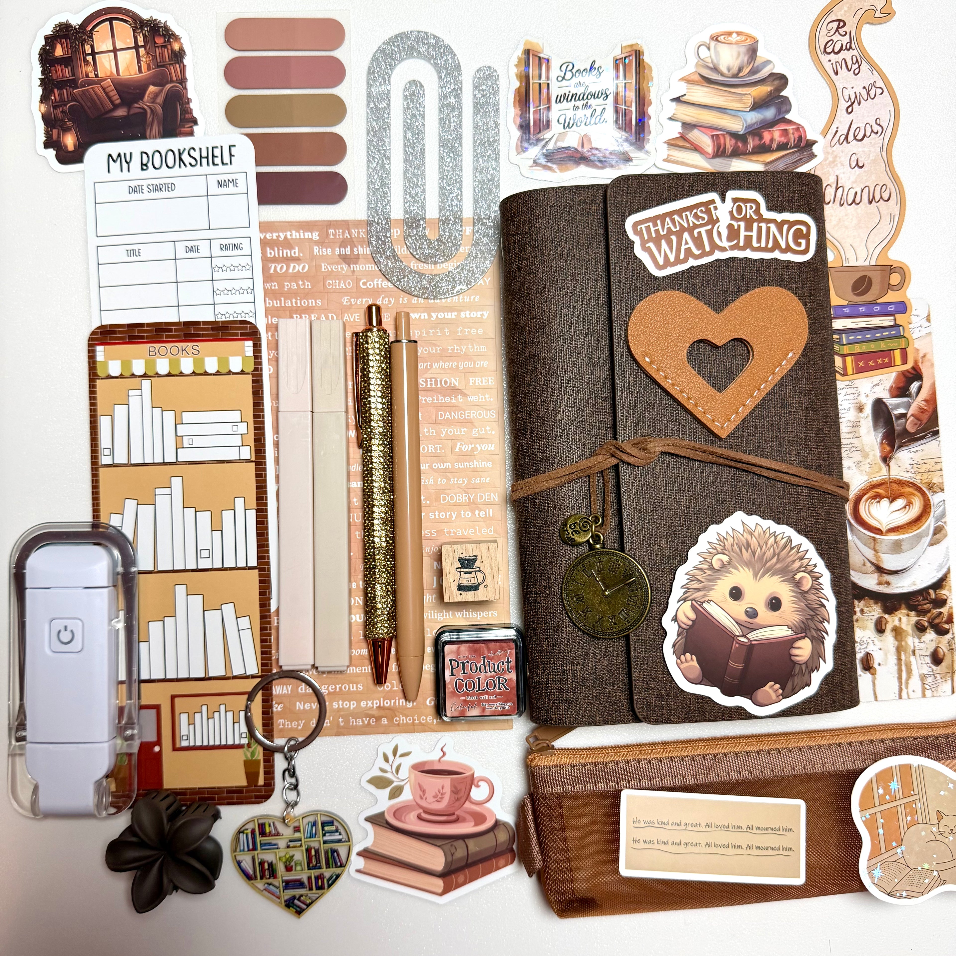 DARK BROWN Bookish Bundle